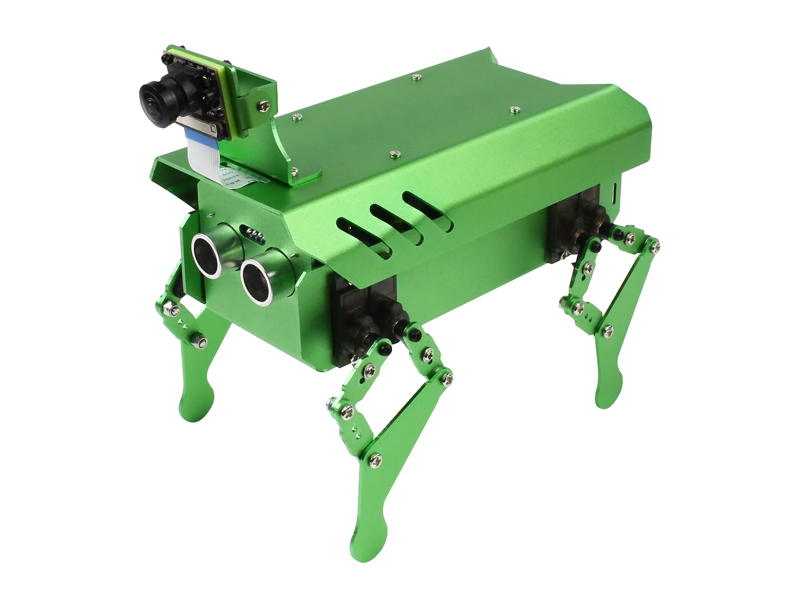 Viervoeter Robot, Gebaseerd Op Raspberry Pi,Open Source Bionische Robot Hond, Zelfbalancerende Controle, visuele Line Inspectie