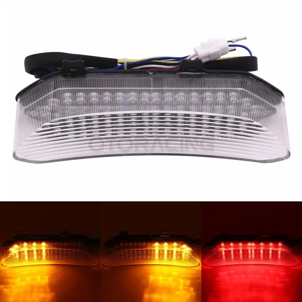 

Motorcycle Accessories LED Tail Lights Brake Lights Turn Signals Lights For Yamaha YZF1000 YZF-R1 YZFR1 YZF R1 2002 2003