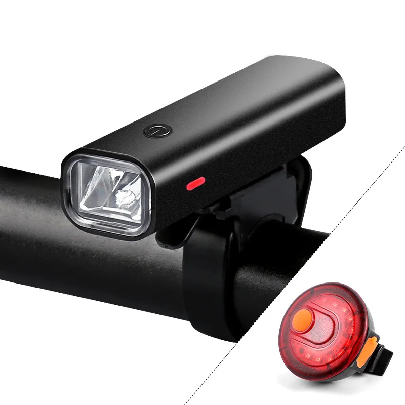 2000mAh Flashlight For Bicycle USB Rechargeable Bike Light Headlamp For MTB Road Cycling Handlebar Front Lamp Lights 400Lumen