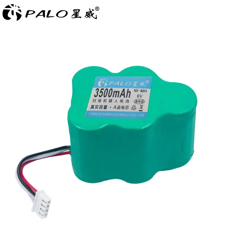 2PCS 6V 3500mAh Ni-MH Battery For Ecovacs Deebot Sweeper D650 D660 D680 D710 D720 D730 D760 D79 35601130 RB001 Vacuum Cleaner