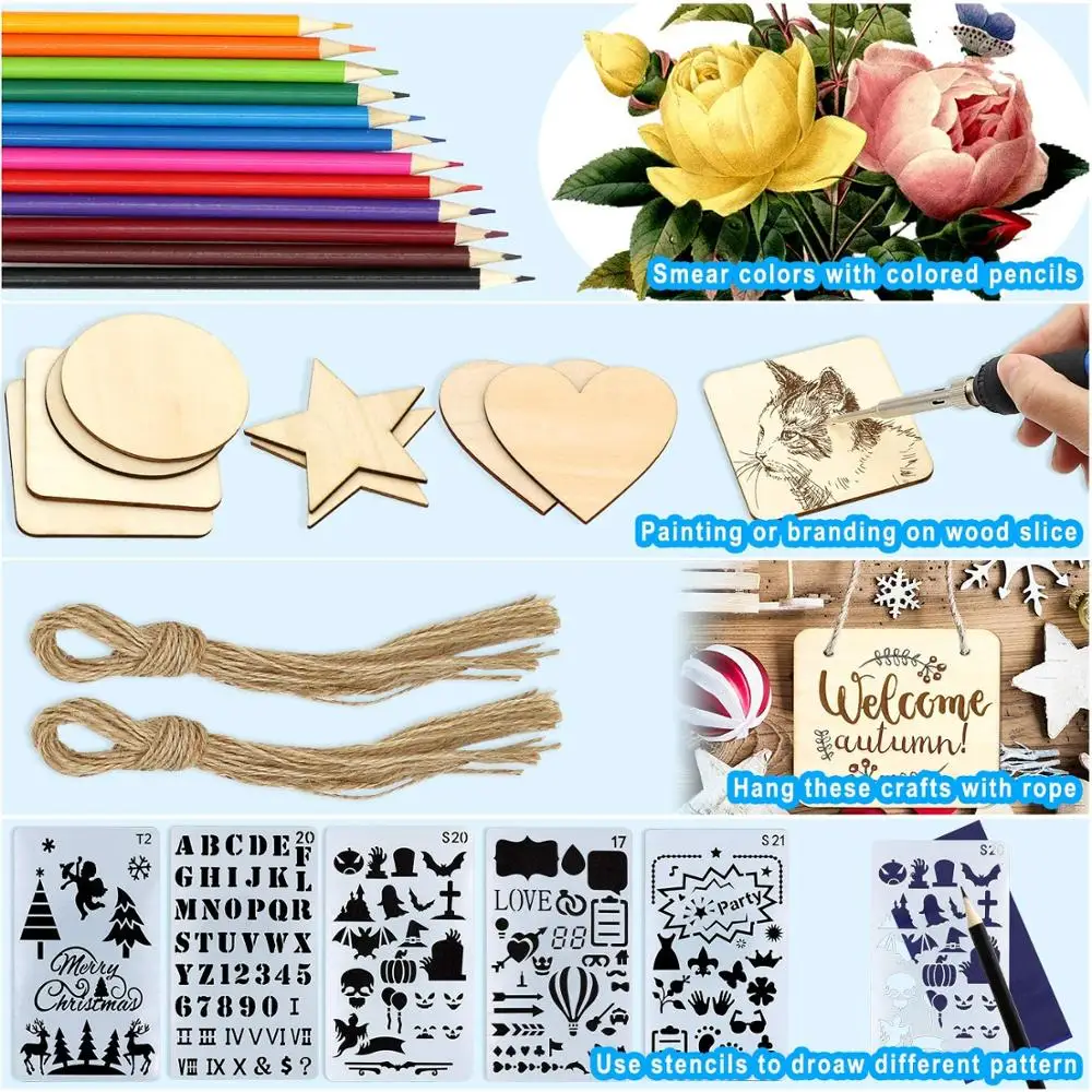 Mô Hình Gỗ DIY Đốt Bộ 95 Chiếc Hàn Truyền Nhiệt Bút Với Công Tắc Điều Chỉnh Điều Khiển Nhiệt Độ Hàn Dập Nổi/Carvin