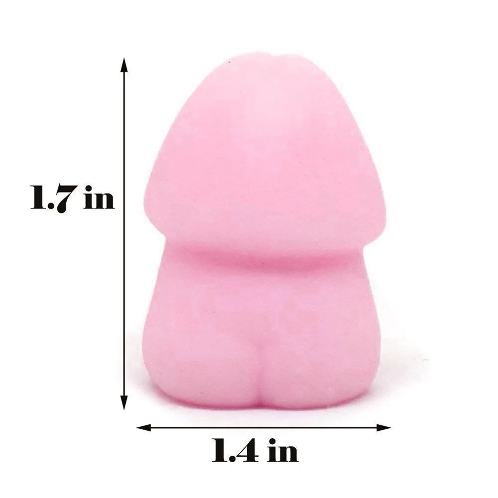 1/4/6/8/10pcs Small Mochi Ding Ding Focus Squeeze Toys Fool Joke Anti Pressure Gift Cute TPR Popit Toys for Children Restless