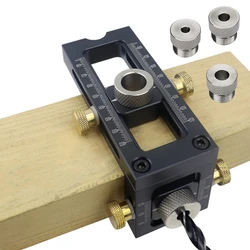 Gabarit de trou de poche croisé à tête plate dissimulée, localisateur de perforateur, gabarit de goujon pour meubles de bricolage, outils de menuiserie de connexion