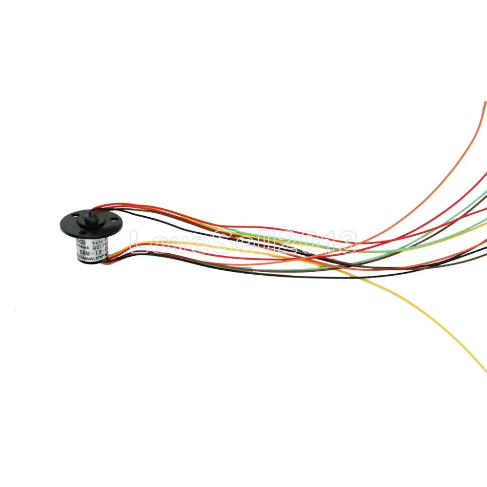 12.5mm 300Rpm 6 Wires CIRCUITSx2A Capsule Slip Ring AC 240V for Monitor Robotic