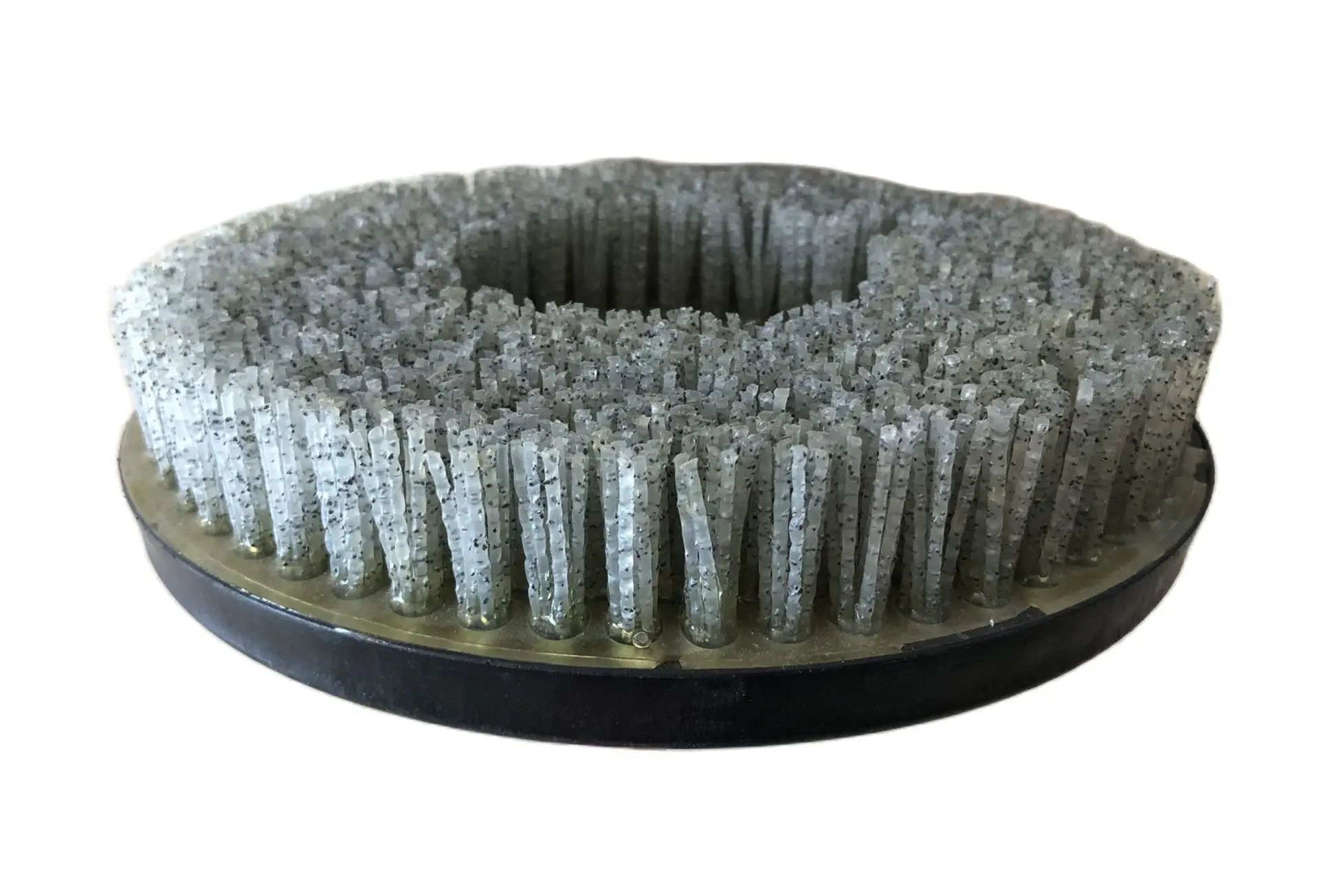 

10Inch 250MM Enhanced Abrasive Circular Round Antique Brush Stone Polishing Brush For Cleaning And Grinding Granite Marble Stone