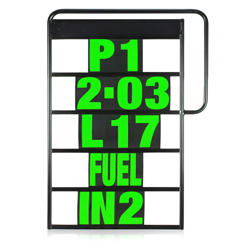 Motorsport Racing Pit Board Frame Tote Board Number Kit Motorcycle accessories