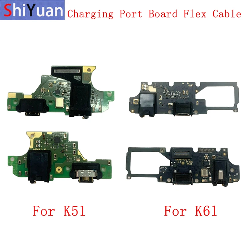 Original USB Charging Port Connector Board Parts Flex For LG K51 K61 K41 K41S Charging Connector Flex Cable Replacement Part