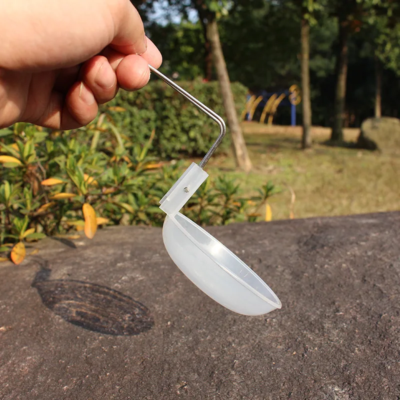 Outdoor camping barbecue tableware spoon portable folding Plastic Set pot accessories ultralight Picnic