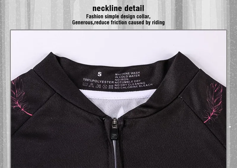 Fahrrad trikot für Frauen, lange Ärmel, Rennrad bekleidung, Reit hemd, Mountainbike Team kleidung, MTB, Weiblich – Detail 9