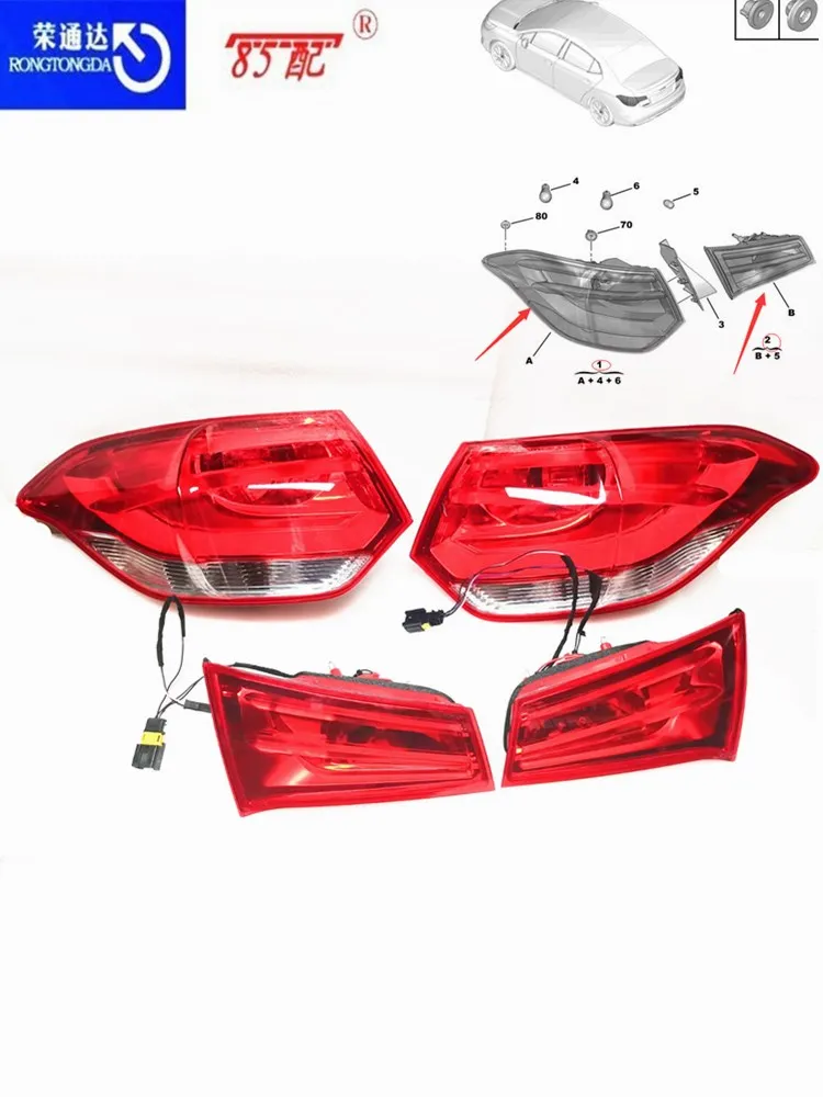 Rear Light Rear Fender Taillight 9676563680/9676564180/9676563080/9676568080 For Citroen C4L Taillight