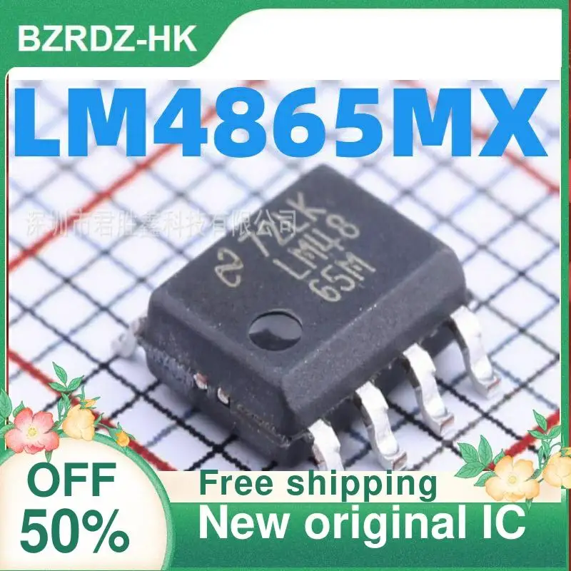 Nuevo IC original, 5 piezas, LM4865, LM4865MX, LM4865M, SOP8