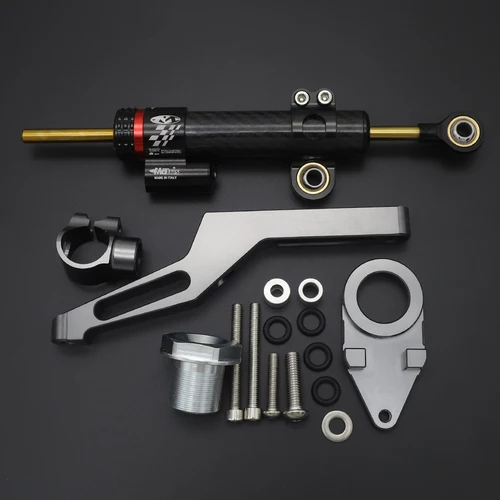 Imagen 2 del producto Para Kawasaki Ninja ZX-6R ZX6R 636cc 2009-2025 accesorios de motocicleta NINJA ZX 6R Kit de montaje de soporte de amortiguador de dirección