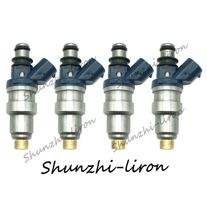 

4pcs Fuel Injector Nozzle For Toyota Tacoma 2.4L L4 Hilux RZN148 RZN168 2RZFE OEM:23250-75040 23209-75040 2325075040 2320975040