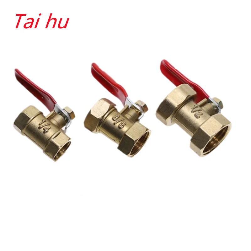 

Пневматический 1/8 1/4 ''3/8'' 1/2 ''BSP мини шаровой клапан с внутренней резьбой, латунный соединительный элемент, медный фитинг, переходник для воды и воздуха