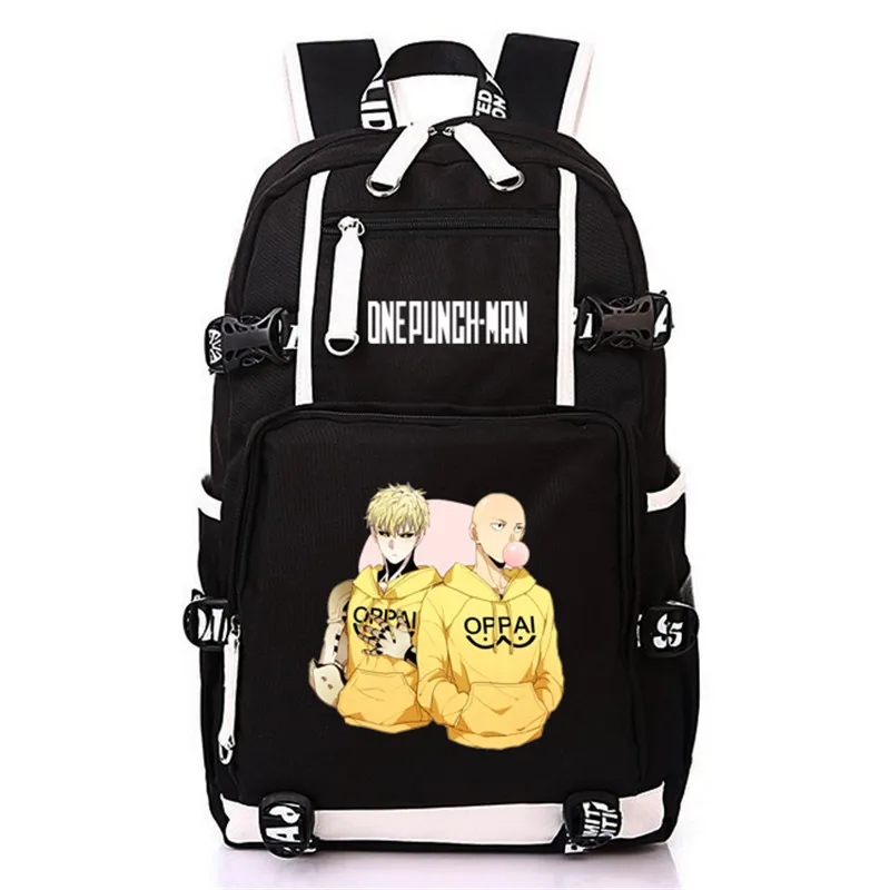 ONE PUNCH-MAN Anime Men Backpack Gift Pen bag Oxford School Bags USB Charging Laptop Backpack Women Travel Bagpack Girls Bookbag