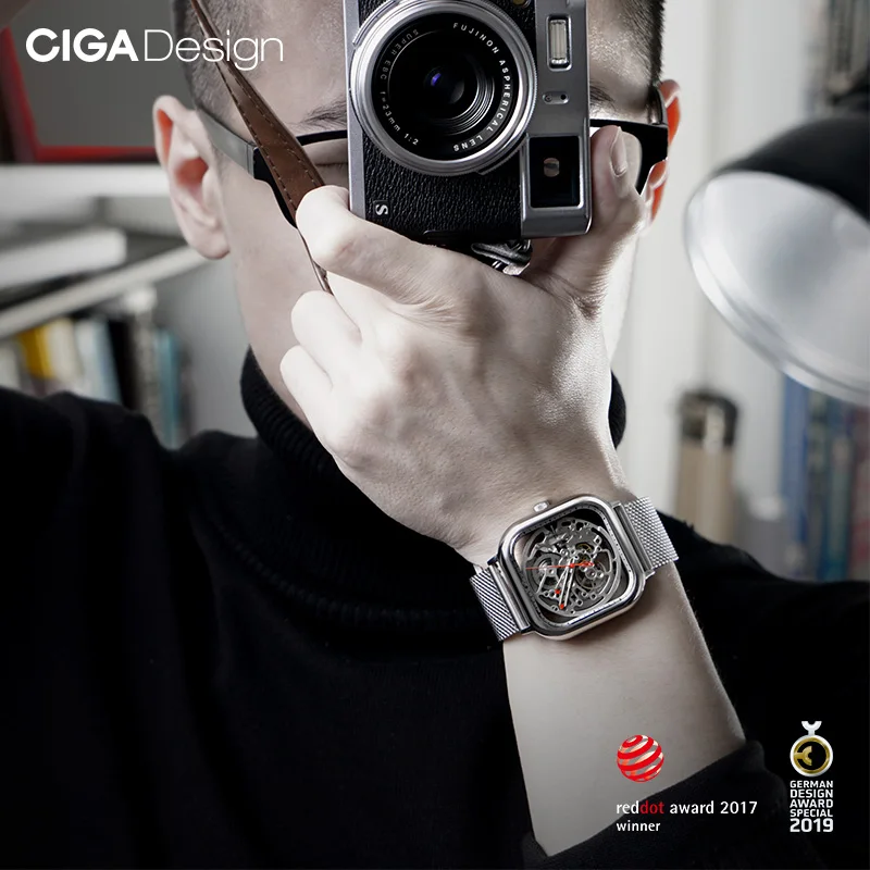 CIGA DESIGN- reloj automatico de hombre, movimiento automático, relojes automáticos mecánicos, relojes de pulsera mecánicos, de pulsera de acero