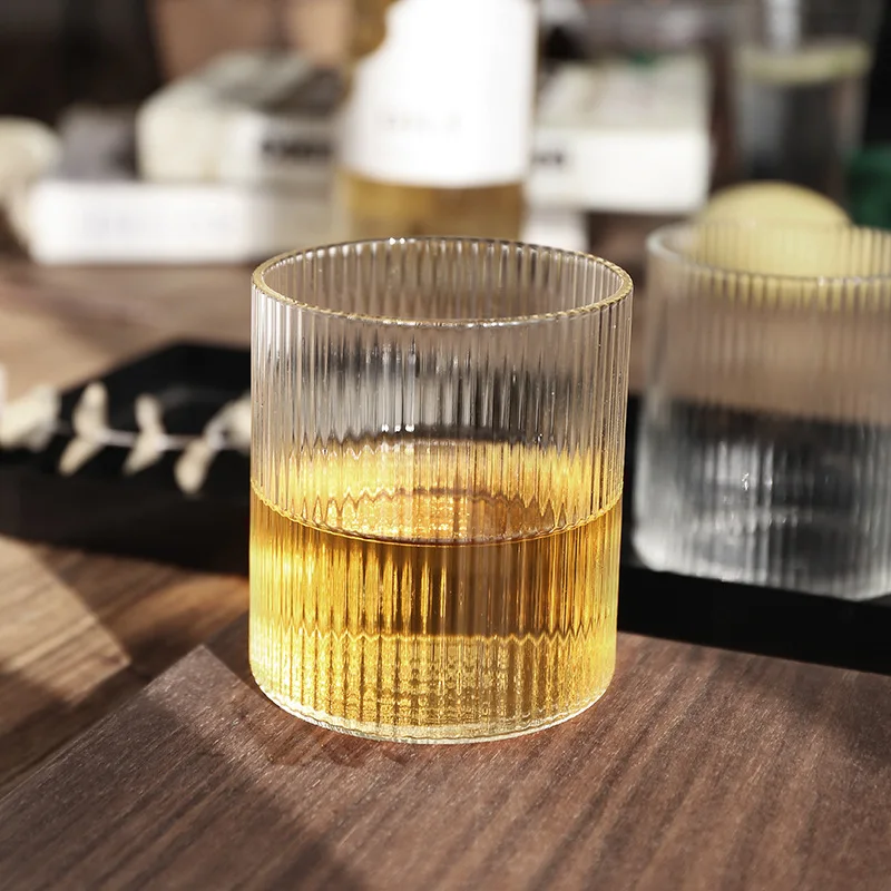 

Ripple Whisky Glasses, Water Glass, Juice Glass, Milk Cup, Beer Mug, 300ml