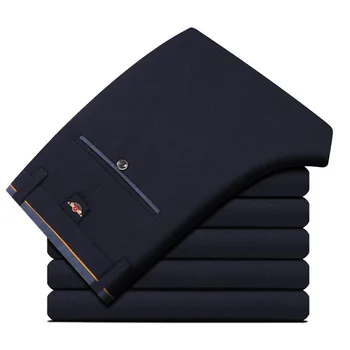 Spring Autumn Mens Business Suit Pants Male Summer Thin Formal Solid Long Dress Straight Baggy Office Trousers Drop Shipping 4 Spring Autumn Mens Business Suit Pants Male Summer Thin Formal Solid Long Dress Straight Baggy Office Trousers Drop Shipping 4