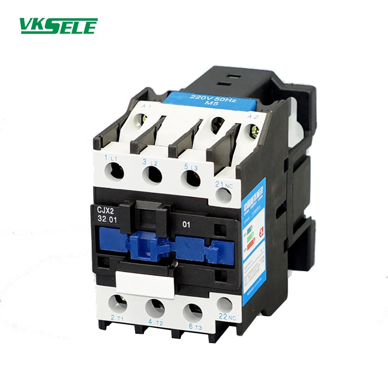 

WEIKESEN Factory CJX2-32 high quality brand types electrical magnetic contactor 32A 220V