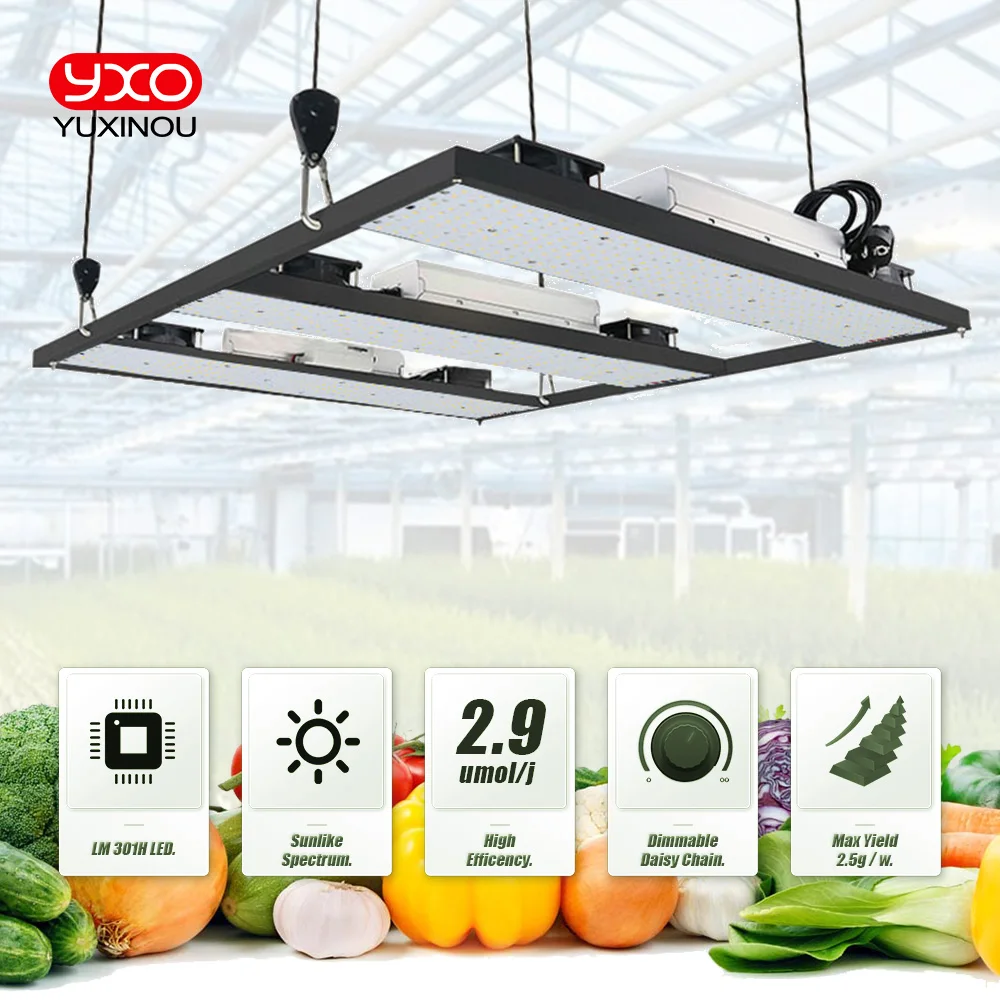 Imagem -04 - Sam-ng-full Spectrum Led Grow Lights Lm301h 240w 480w 720w Cresça a Luz para Vegetais de Interior Flor Mudas