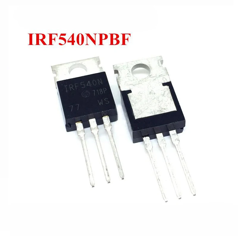 10PCS IRF540N IRF540 TO220 540 IRF540NPBF TO-220 New and Original IC Chipset