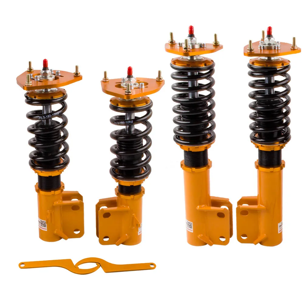 24 ways Adj. Damper Coilover for Subaru Impreza WRX GC GC8 Coil Spring Lowering Strut Shock Absorber