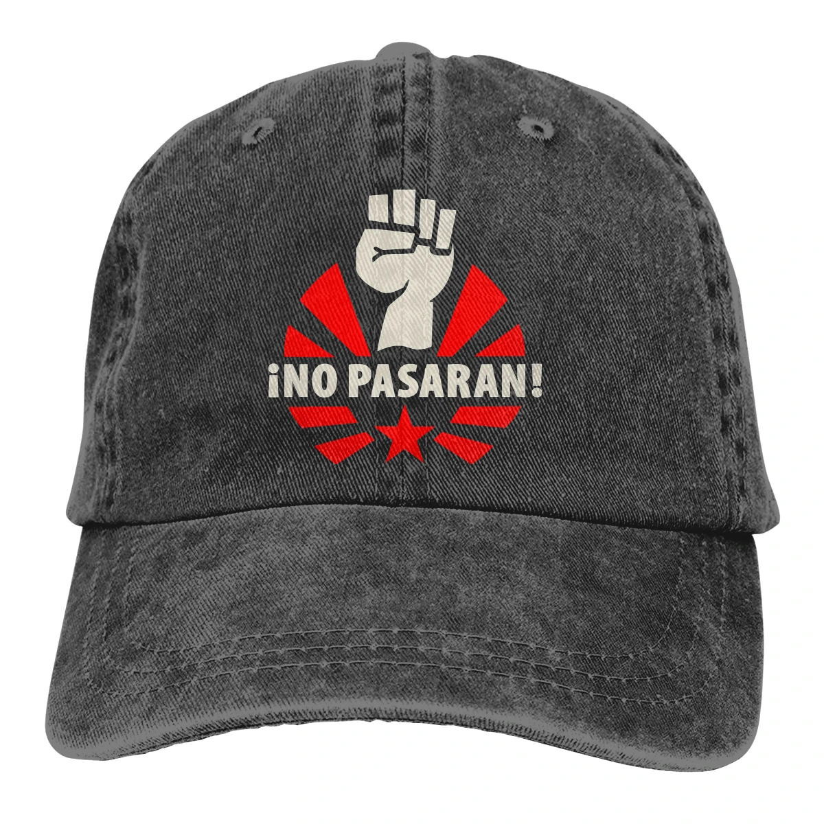

Бейсбольная кепка No Pasaran 1 & Star, Кепка унисекс для спорта на открытом воздухе, для коммунизма, маxism, социализма, СССР, шляпы Советского Союза