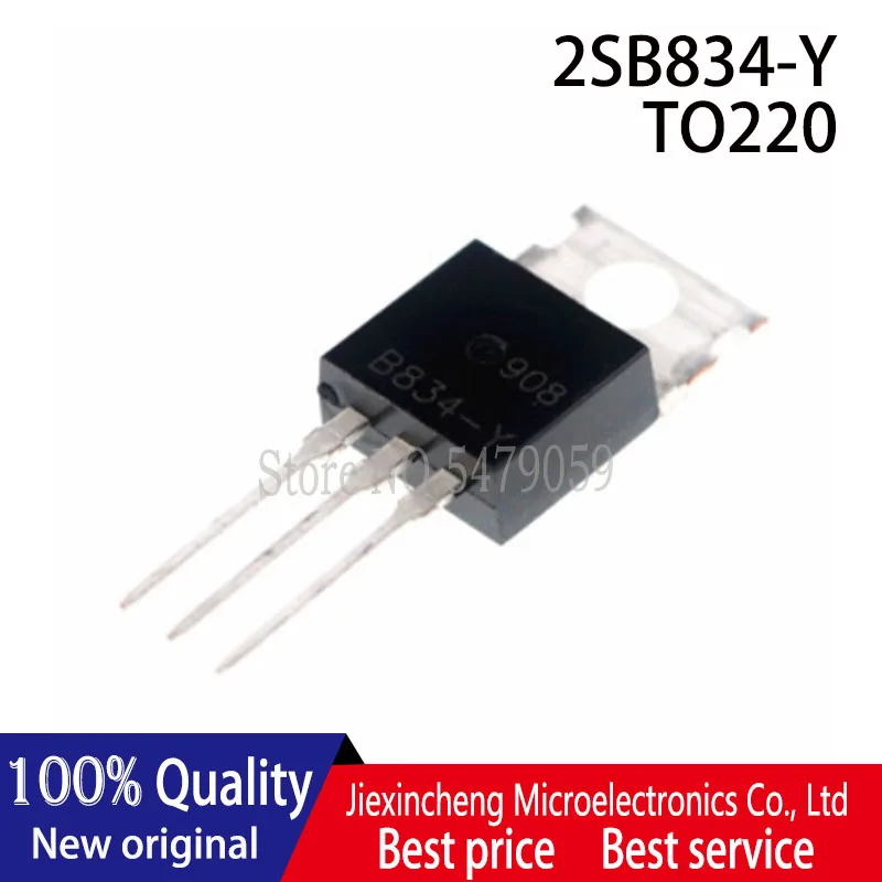 (5pieces)2SB834-Y  B834-Y 2SB834 TO220 60V 3A  New original