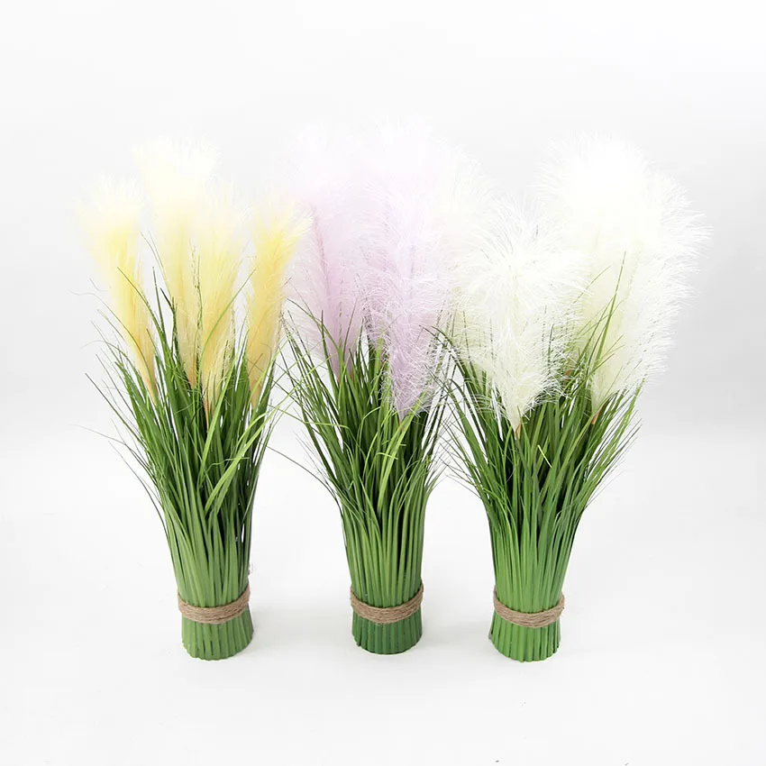 60CM Green Onion Grass Artificial Plants For Home Decor Plastic Fake Tree With Flowers Outdoor Decorations For Garden
