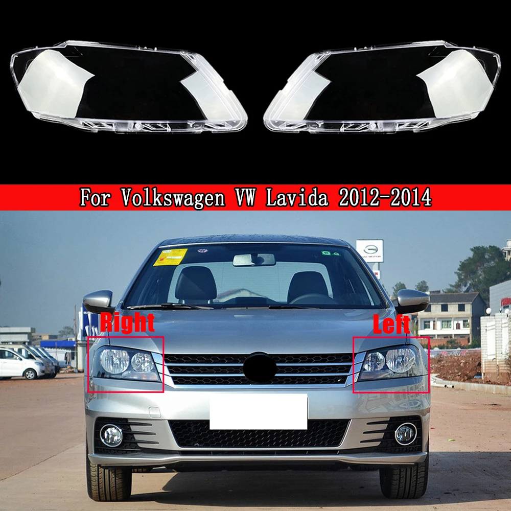 

Car Headlight Cover Lampcover Lampshade Lamp Glass Lens Case For Volkswagen VW Lavida 2012-2014 Auto Light Caps