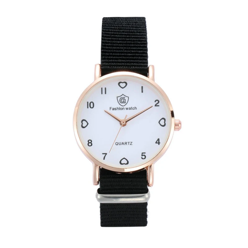 Nice Pop Watch Women Vogue Casual Nylon Strap Watches Simple Ladies' Small Dial Quartz Clock Dress Wristwatches Ladie Watch