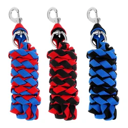 Braided Equestrian Lead Rope Heavy Duty Nylon Long Lead Rope for Horse Pony Dog Donkey Cow Goat - 2/2.5/3m