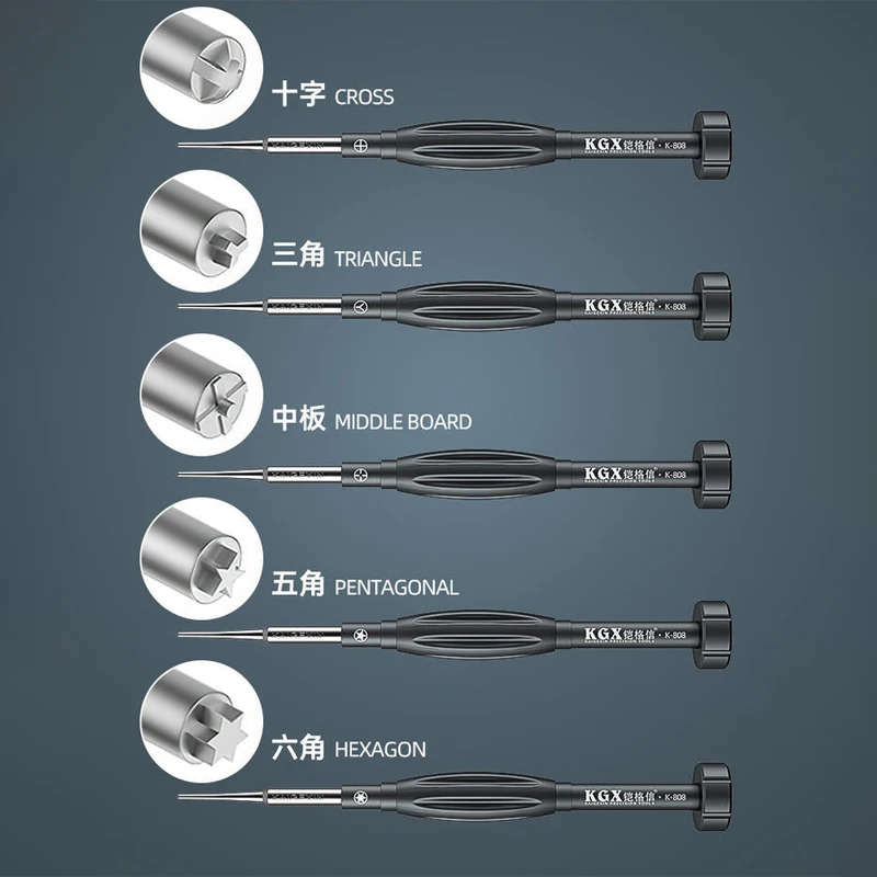 Saytl 1 pces/5 pces conjunto de precisão 3d chave de fenda de azeitona para iphone android parafuso driver reparação do telefone móvel ferramentas manuais