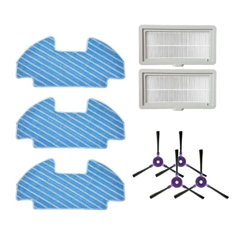 Сменный фильтр HEPA, боковая щетка для Midea i5 i5young i9 I5, Экстра Роботизированный пылесос, Швабра, тряпичная салфетка, Тряпичные детали