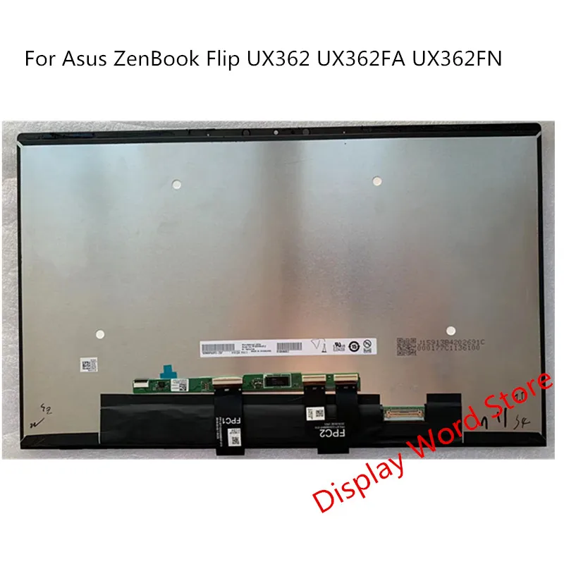 

For Asus ZenBook Flip UX362 UX362FA UX362FN UX362F Q326 Q326F Genuine New 13.3 Inch LCD Panel Touch Screen Display Replacement