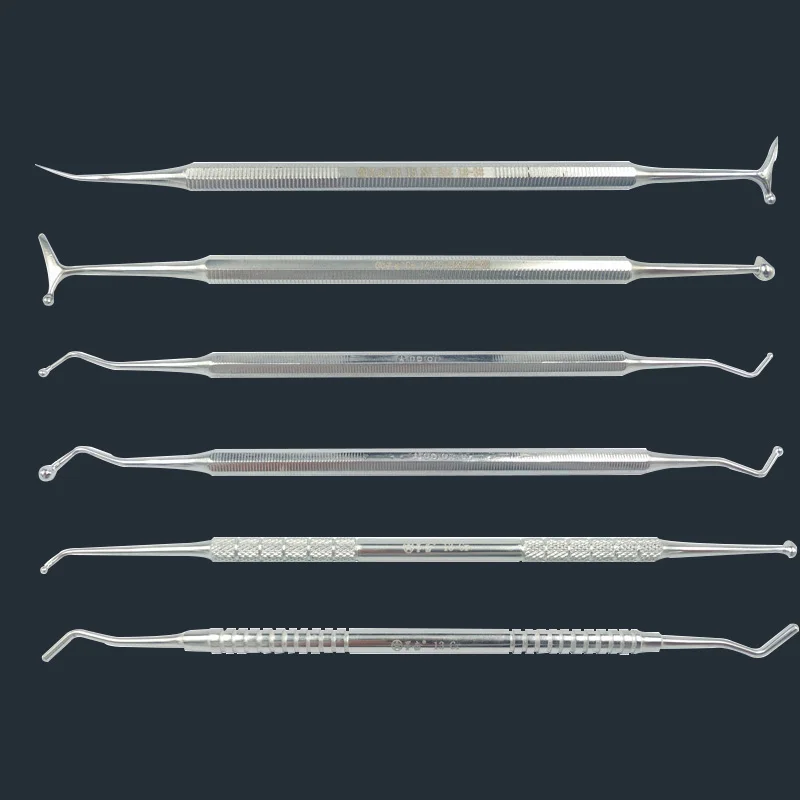 Podwójne końce ze stali nierdzewnej Dental Burnisher Dental Composite Filling Tool Amalgam Spatula Burnisher Dentist Tool