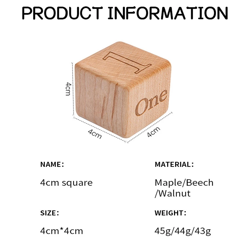 Ensemble de blocs de construction en bois pour bébé, jouets en bois naturel organique, Protection de l'environnement, 1 ensemble