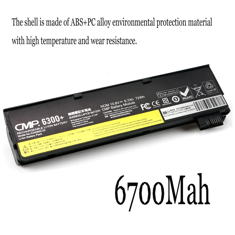 

1PC New Laptop Battery Internal For Lenovo Thinkpad X240 X250 X260 T440 T450 T450S
