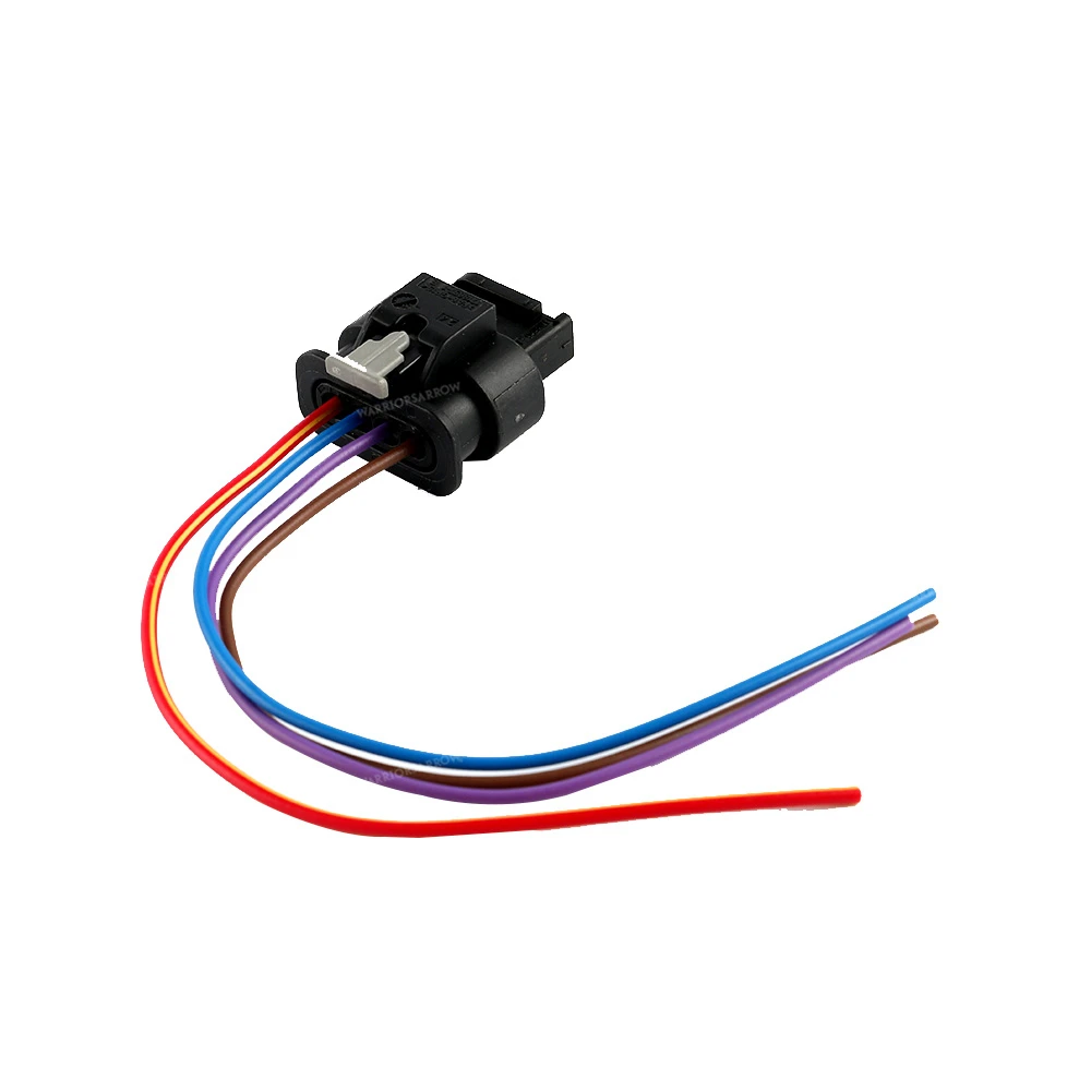 Connector 4-Way Pigtail for Map Sensor W/ Wire 4F0973704 4F0 973 704 For Touareg Golf For A4 A6 Q7