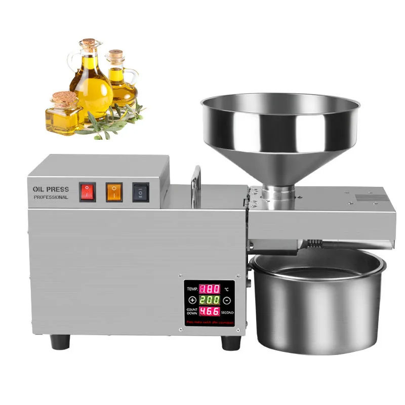 

S9S/S9 Stainless Steel Oil Press Commercial Cold And Hot Oil Presser Peanut Sesame Sunflower Seed Nut Oil Extractor