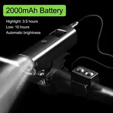 Rechargeable Bike Front Light 4000mAh #5