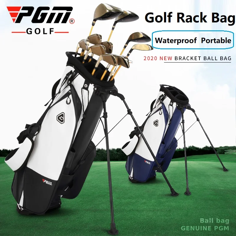 

PGM Golf Bracket Pack Waterproof Golfing Standard Ball Bags Bracket Gun Bag Hold A Full Set Clubs Big Capacity Sport Bags New