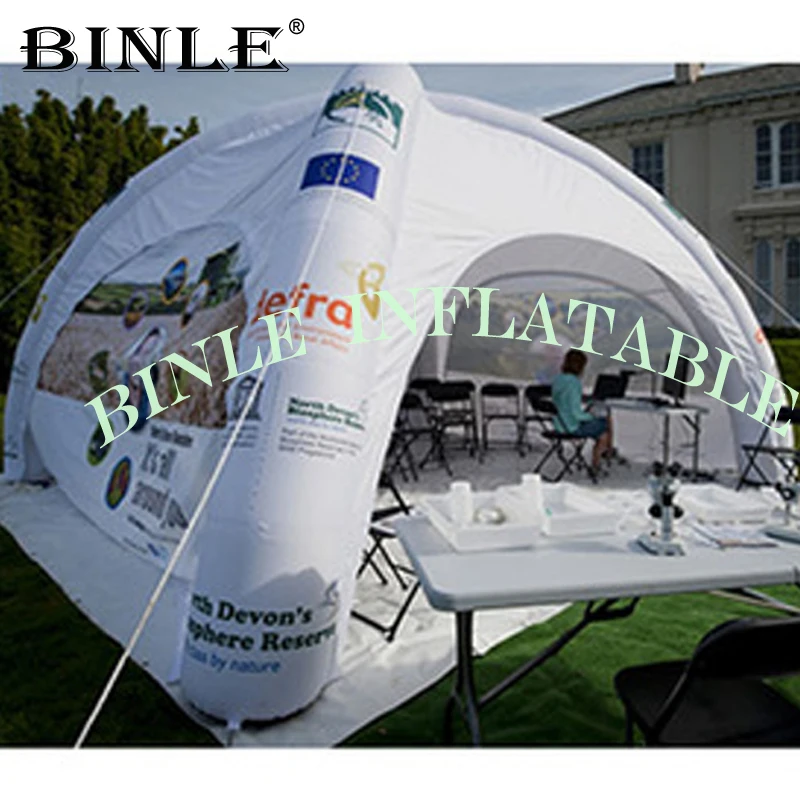 

Lightweight Inflatable Event Dome Tent Portable Air Dome Spider Promotion Gazebo with Custom Printing and Blower