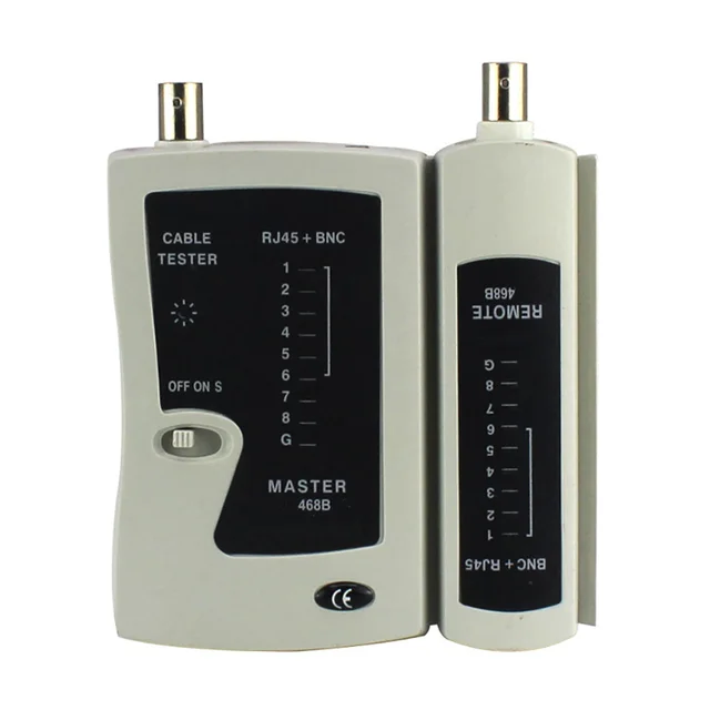 BNC Coaxial RJ45 Cable Lan Tester Network Tester Cat5 Cat 6 Cat7 UTP Networking Tool Zestaw naprawczy sieci Zdalny test