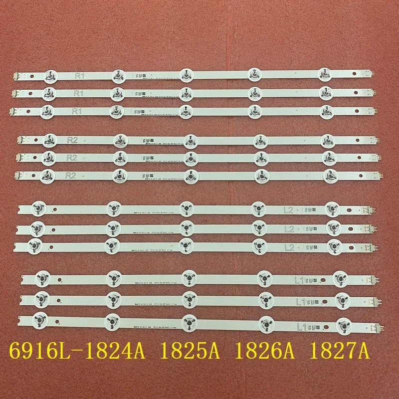 LED Strip for TX-50AS650E TX-50AS650B TH-50AS700L TH-50AS630 TX-50AS740 TX-50AS650 TH-50AS670C TC-50AS650H 6916L-1824A 1825A