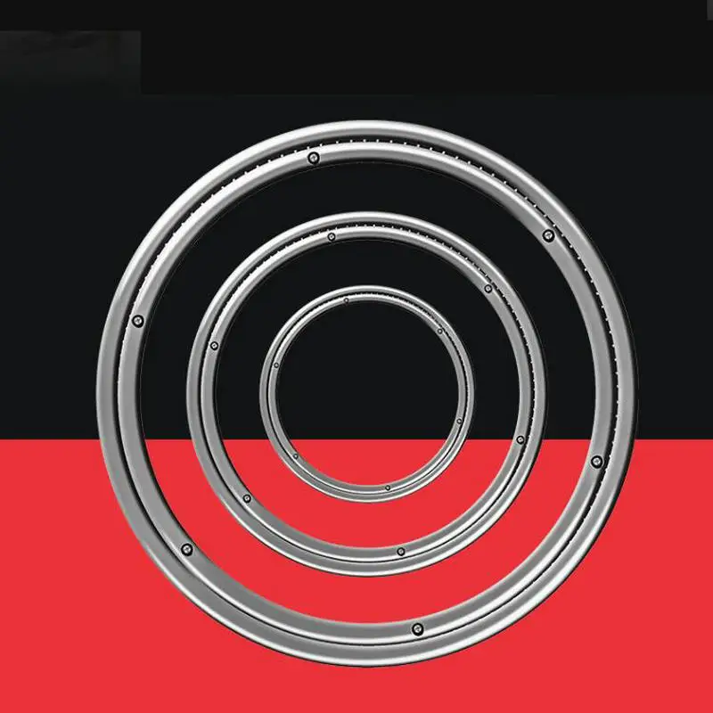 

HQ SD01 40-120CM Diameter Solid Stainless Steel Lazy Susan Stainless Turntable Swivel Plate Bearing Tabble Swivel Base