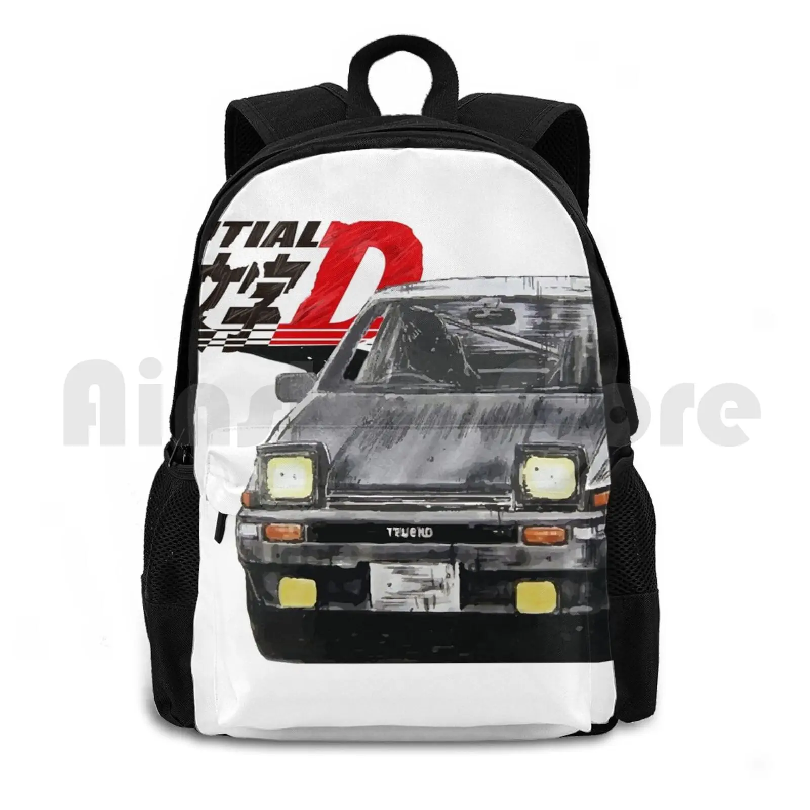 

Intial-D Akina's Pride Outdoor Hiking Backpack Waterproof Camping Travel Jdm Initial D Takumi Fujiwara Ae86 Trueno Race Car