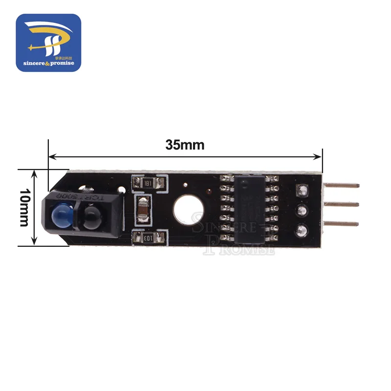 1/5/10PCS 1 Channel IR Infrared Line Track Follower Sensor TCRT5000 Obstacle Avoidanc For Arduino AVR ARM PIC DC 5V