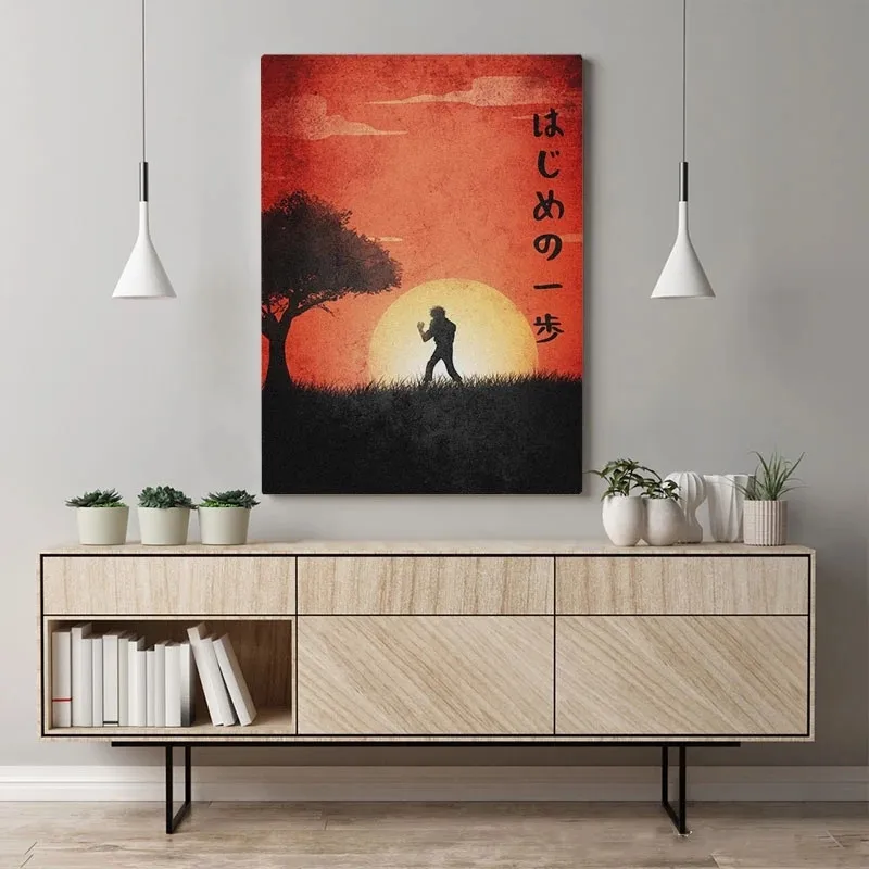 Hajime No Ippo Poster Anime Posters Canvas Painting Wall Decor Posters Wall Art Picture Decor for Living Room Decor Home Decor