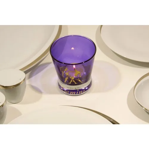 Arte Home Gemini Purple Horoscope Candle holder